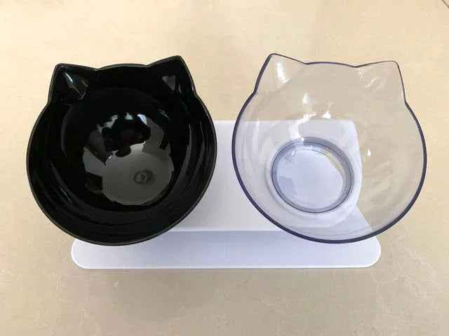 Non-Slip Double Cat and Dog Bowl for Stable and Mess-Free Feeding