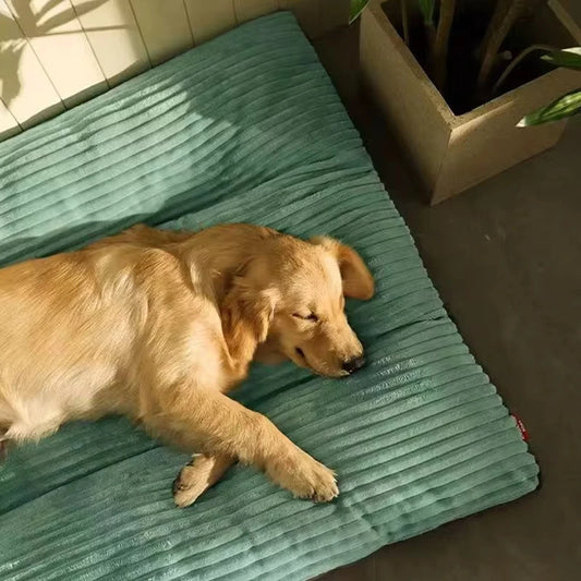 Soft Corduroy Pet Dog Bed