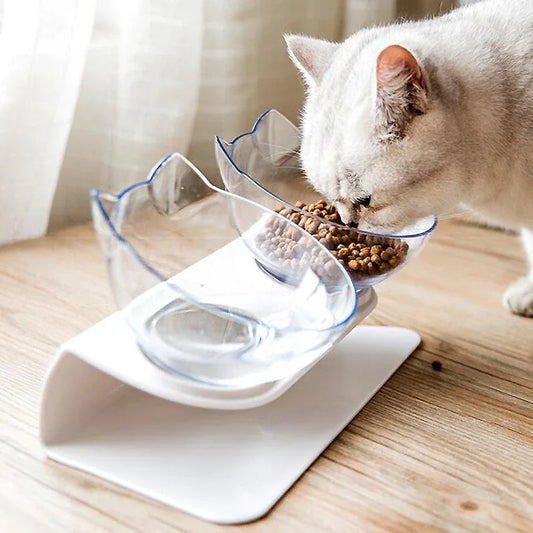 Non-Slip Double Cat and Dog Bowl