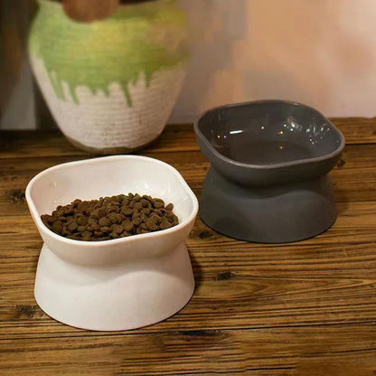 Elevated Cat and Dog Food Bowl for Comfortable Feeding and Easy Eating